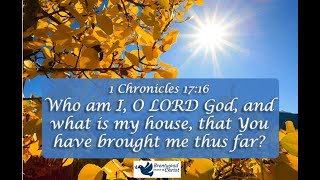Who Am I?  |  1 Chronicles 17:16 Bible Study, 12.13.20   |  #theBrentwoodchurch