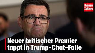 New British Prime Minister falls into chat trap | krone.tv NEWS