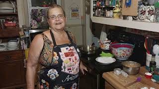 Appalachian cooking with Brenda ' ginger garlic chicken dinner.