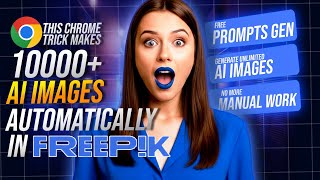 This Chrome Trick Makes AI Images Super Fast Automatically In Freepik Pikaso Image Generator