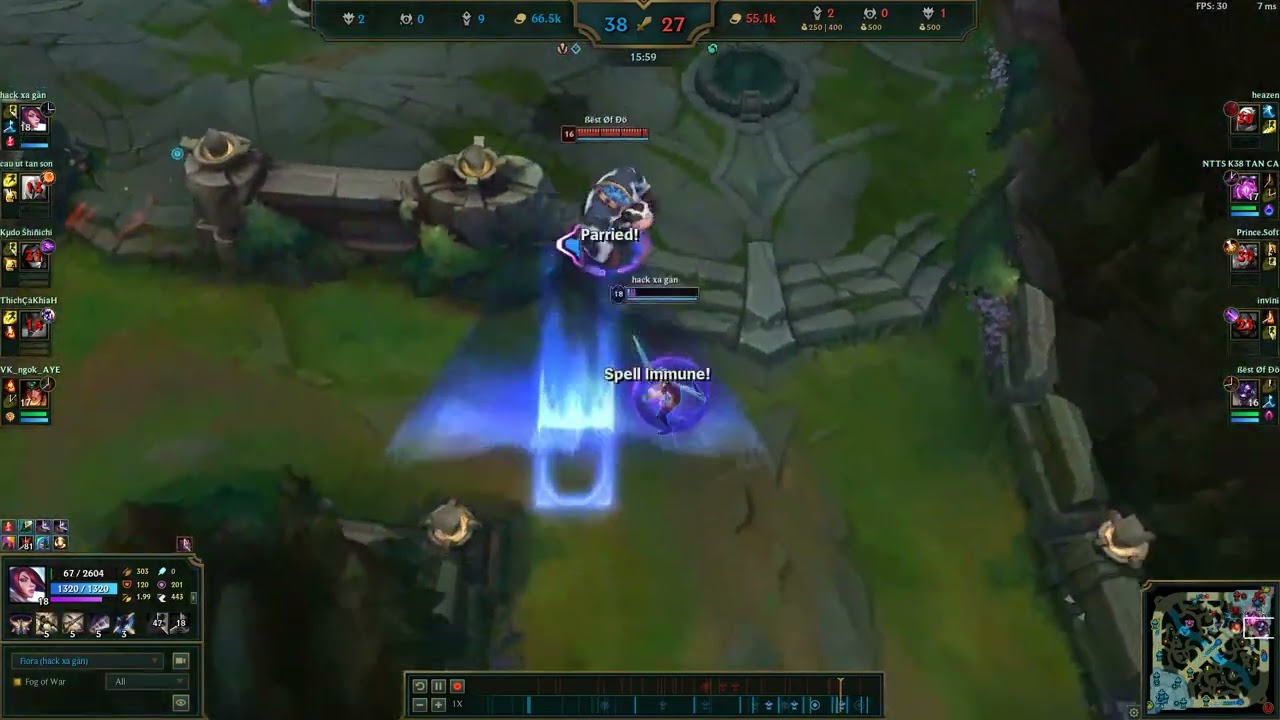 fiora urf outplay 2022