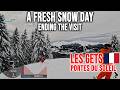 [4K] Skiing Les Gets, A Fresh Snow Day - Ending The Visit, Portes du Soleil France, GoPro HERO13