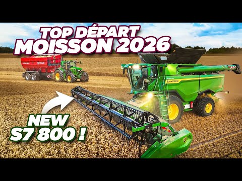 🚨 TOP DÉPART MOISSON 2026 : Les premiers blés tombent déjà ! La NOUVELLE S7 800 est de sortie 🌾🚜