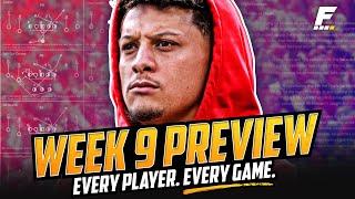 Week 9 Matchup Previews: Every Player, Every Game (2022 Fantasy Football)
