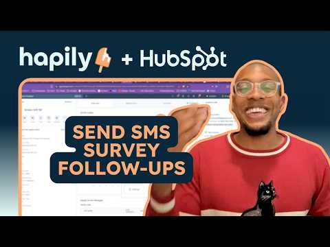 Send Post-Event Survey Follow-Ups via SMS in HubSpot | hapily + Salesmsg