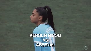Kerolin Nicoli Vs Arsenal Please Give Credits If Used Arsenal Women Vs Man City