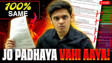 Class 10th Board Exam - Jo Padhaya vahi aaya🔥| 80% same paper| Prashant Kirad