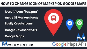 How To Change Marker Icon on Google Maps | Google Maps API | Urdu & Hindi