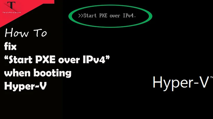 How to Fix the Start PXE over IPv4 | Hyper-V | Kali Linux