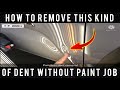 #01 How to remove the car dent without painting? for sure this video will save your time and money