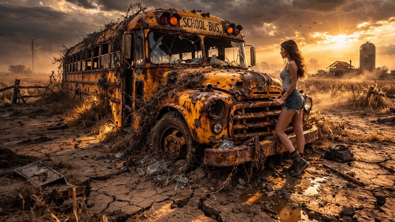 WE FOUND AND RESTORED Superior Coach School Bus 1955 Buried in Kansas! Asmr CAR Restoration!