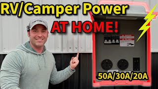 Best RV Outlet Combo Box –Install Tutorial for Any Setup 50A/30A/20A