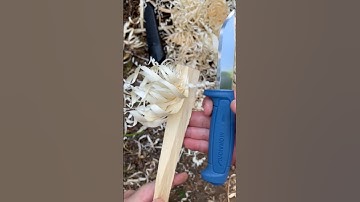 S#0102 ⚡ Morakniv Basic 546 Feather Stick Making Fuzz Stick Featherstick Curles Feathersticking