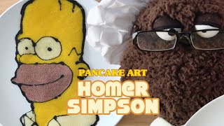 Homer Simpson Pancake art (The Simpsons) パンケーキアート | シンプソンズ