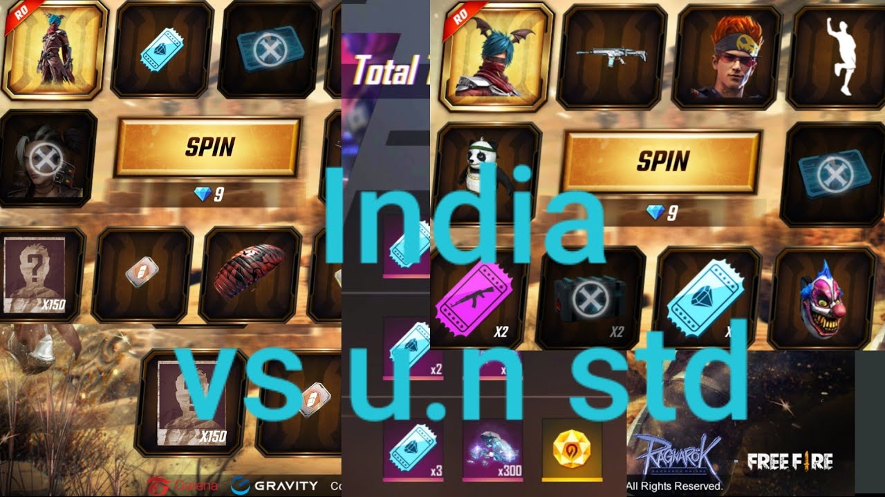 Garena free fire India vs United State Event .Indian Atif ...