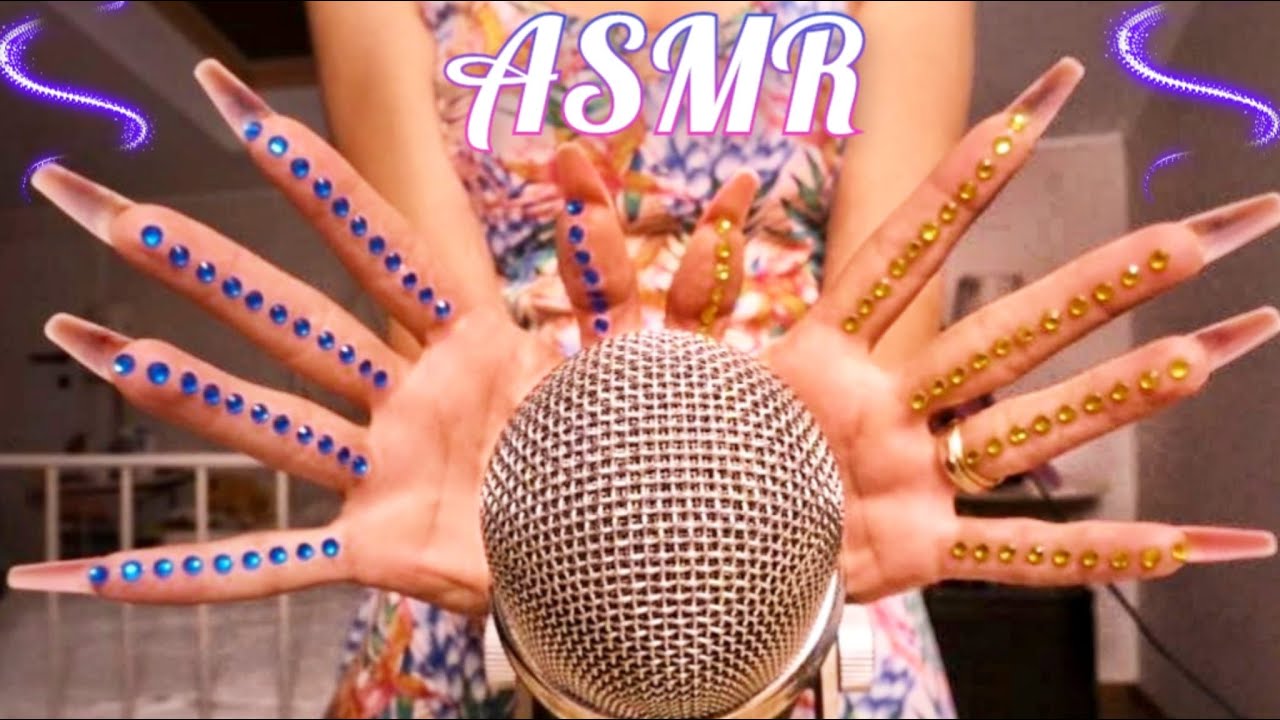 ASMR BRAIN Massage 🌟 Mic Scratching ~ Blue Part of Yeti Mic, Book Tapping, Layered Sounds & more