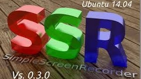 Registrare gameplay in OpenGL con "Simple Screen Recorder" Ubuntu Linux