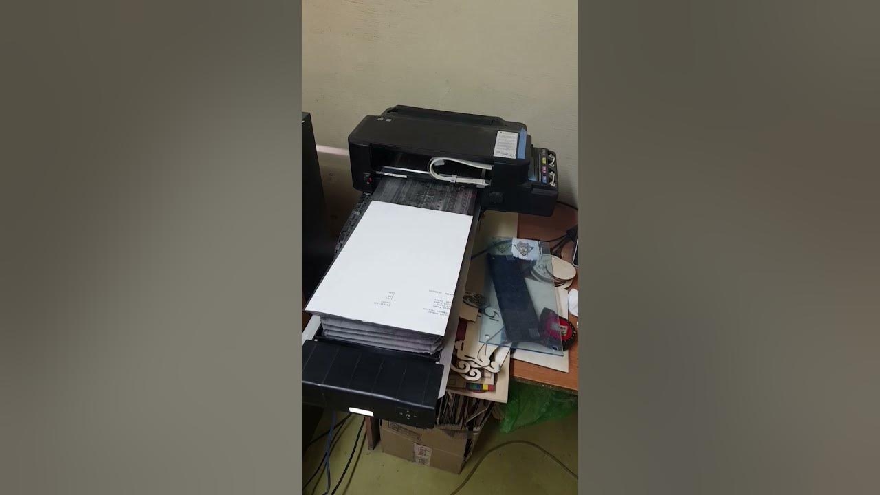 Epson L120 2 недели простоя с пигментными чернилами!😲 тест всё показал ...