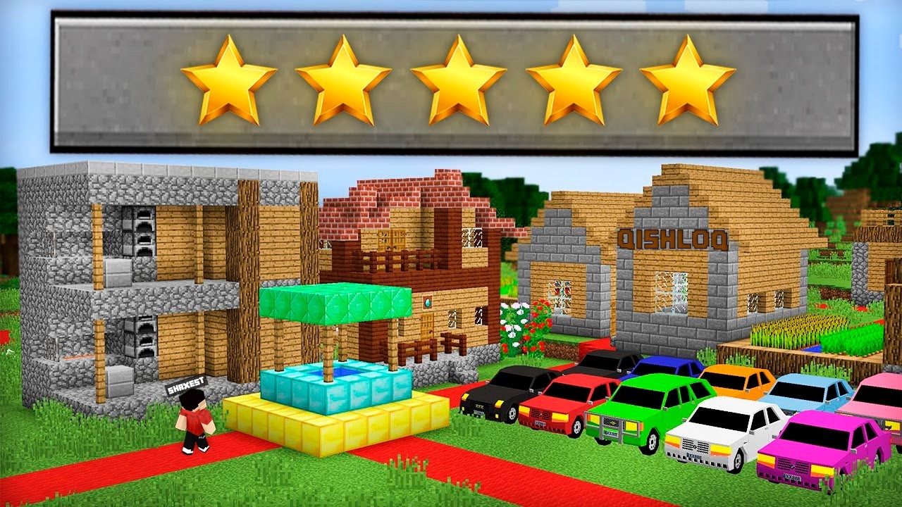 QISHLOG'MIZNI 5 YULDUZLI YERGA AYLANTIRDIK 🤩 | UZBEKCHA MINECRAFT