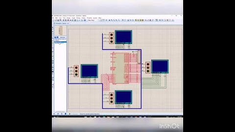 Final project 4 way traffic light system circuit