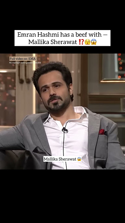 Emraan RUDE with Mallika Sherawat?😨 #emranhashmi #mallikasherawat #bollywood #shortsfeed