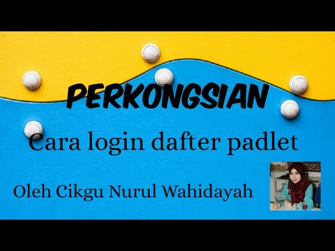 1  video login daftar padlet