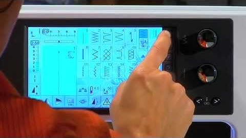 8 Key Features of the BERNINA 830: Central Screen