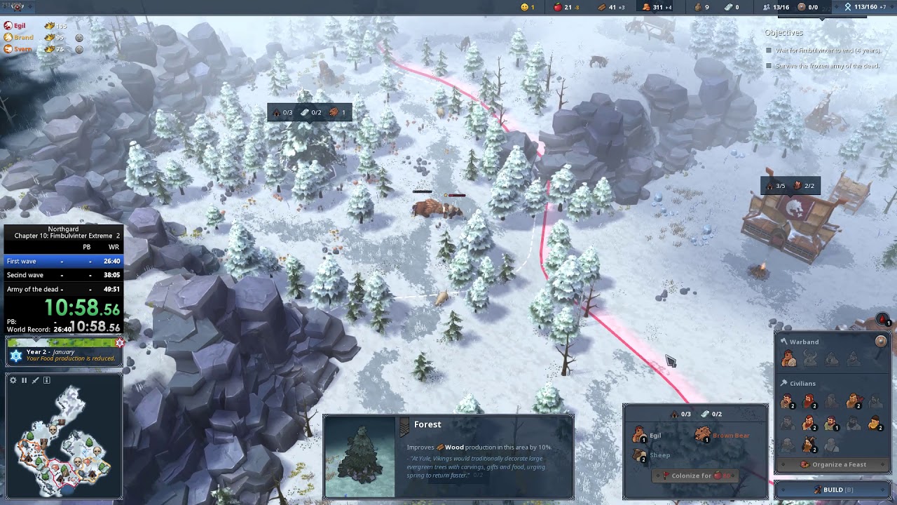 Northgard - Chapter 10 Fimbulvinter - Extreme Speedrun - 
