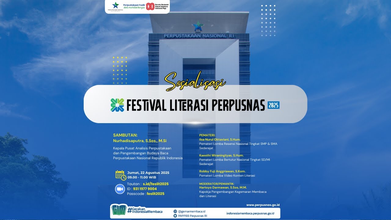 SOSIALISASI FESTIVAL LITERASI PERPUSNAS 2025