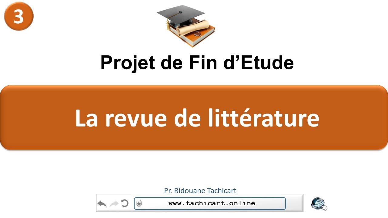 Comment rédiger la revue de littérature dans un rapport de PFE - YouTube
