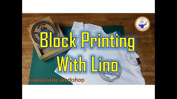 Block printing with Lino. Franks Little Workshop.
