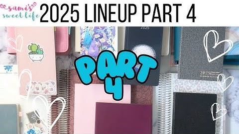 2025 PLANNER LINEUP PART 4 | Goal Setting & My Main Squeeze Planners