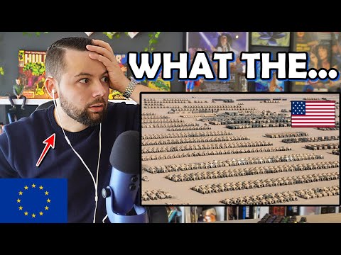 European Reacts to How strong is the United States military?