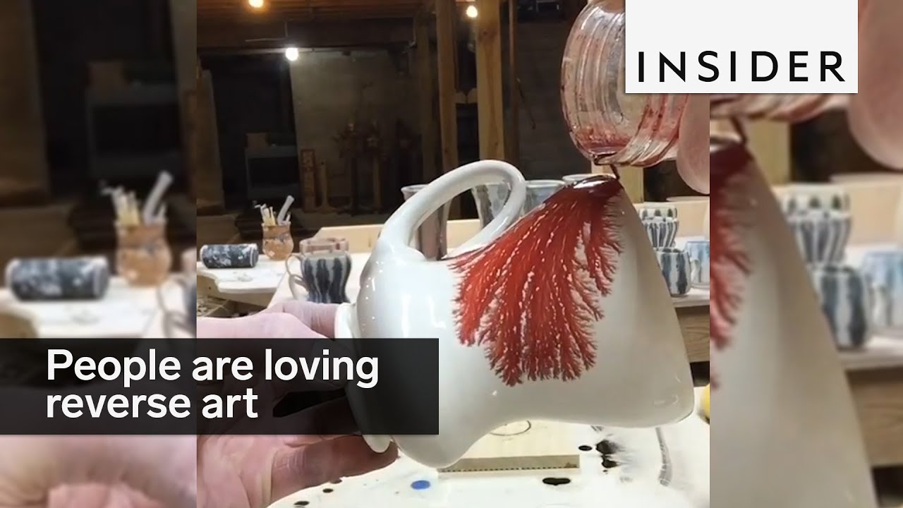 People are obsessed with watching art being made in reverse
