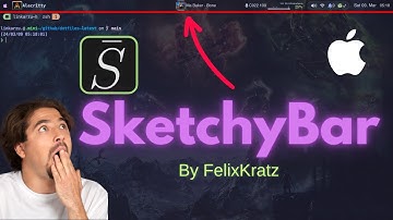 Install and configure a custom menubar, sketchybar macOS