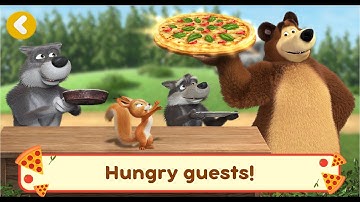 Masha and the Bear Pizzeria Game! Pizza Maker Game Gameplay Walkthrough (Android,iOS) - Part 17