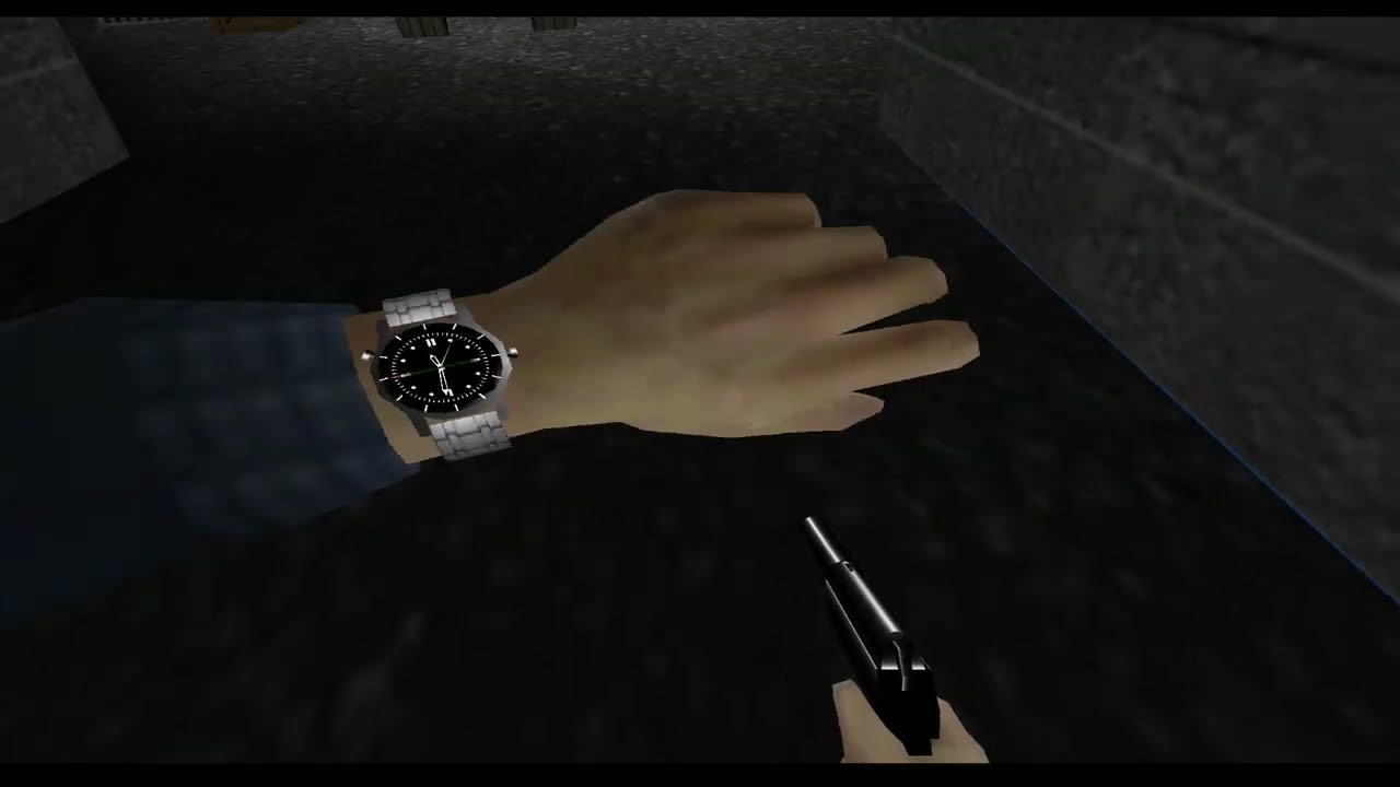 GoldenEye. Enemy golden guns - Dam, 00 Agent.