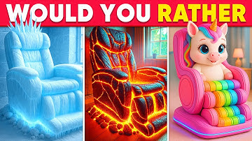 Zou je liever...? IJS ❄ LAVA 🌋 of REGENBOOG 🌈 | Dagelijkse quiz