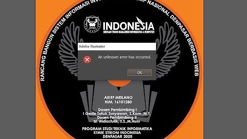 fix adobe ilustrator an unknown error has occurred bahasa indonesia