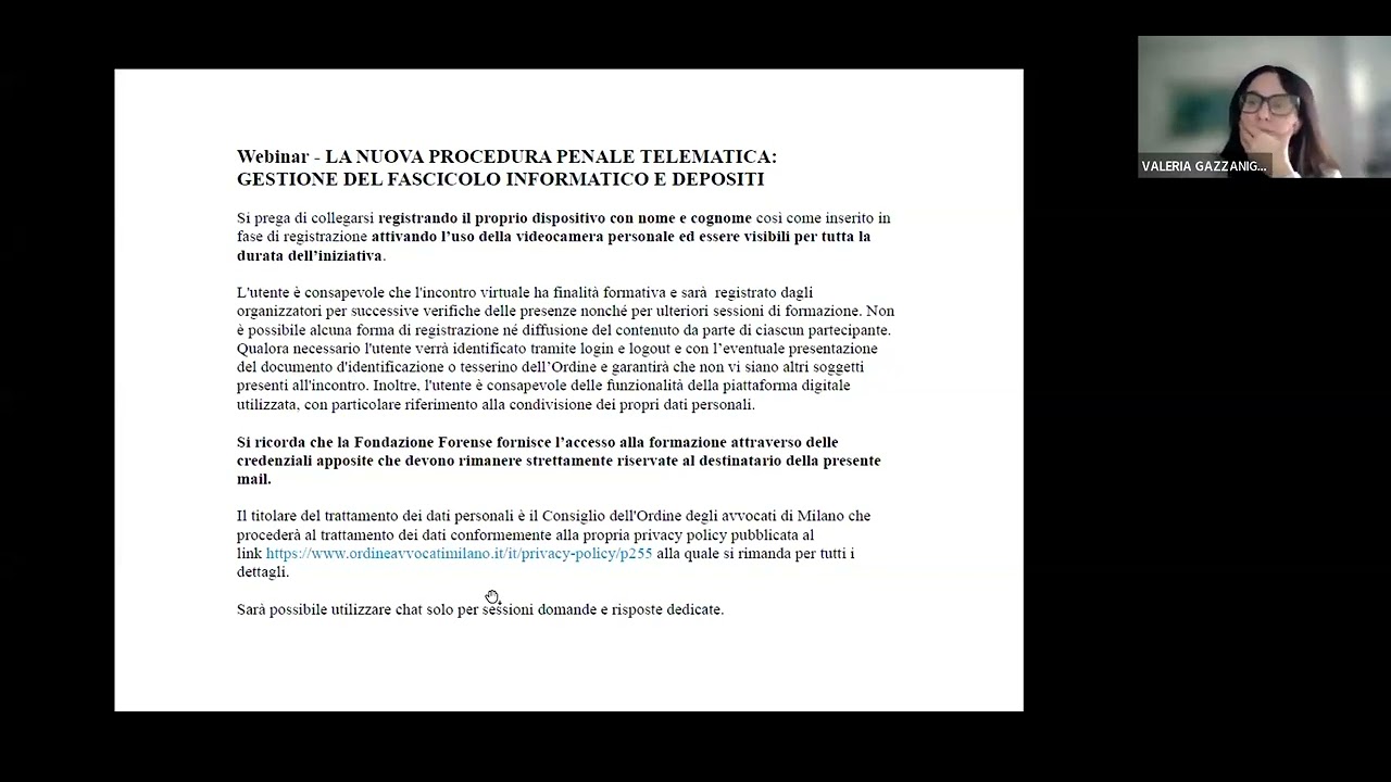LA NUOVA PROCEDURA PENALE TELEMATICAGESTIONE DEL FASCICOLO INFORMATICO E DEPOSITI
