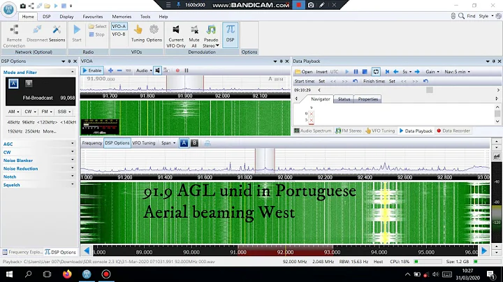 FMDX Meteor Scatter highlights 31st March 2020