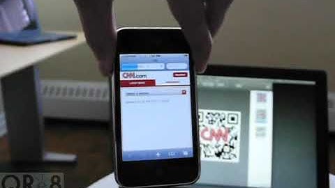 Custom QR and 2D Codes by QRe8 decoded by i-nigma QR Code Reader and iPhone Video