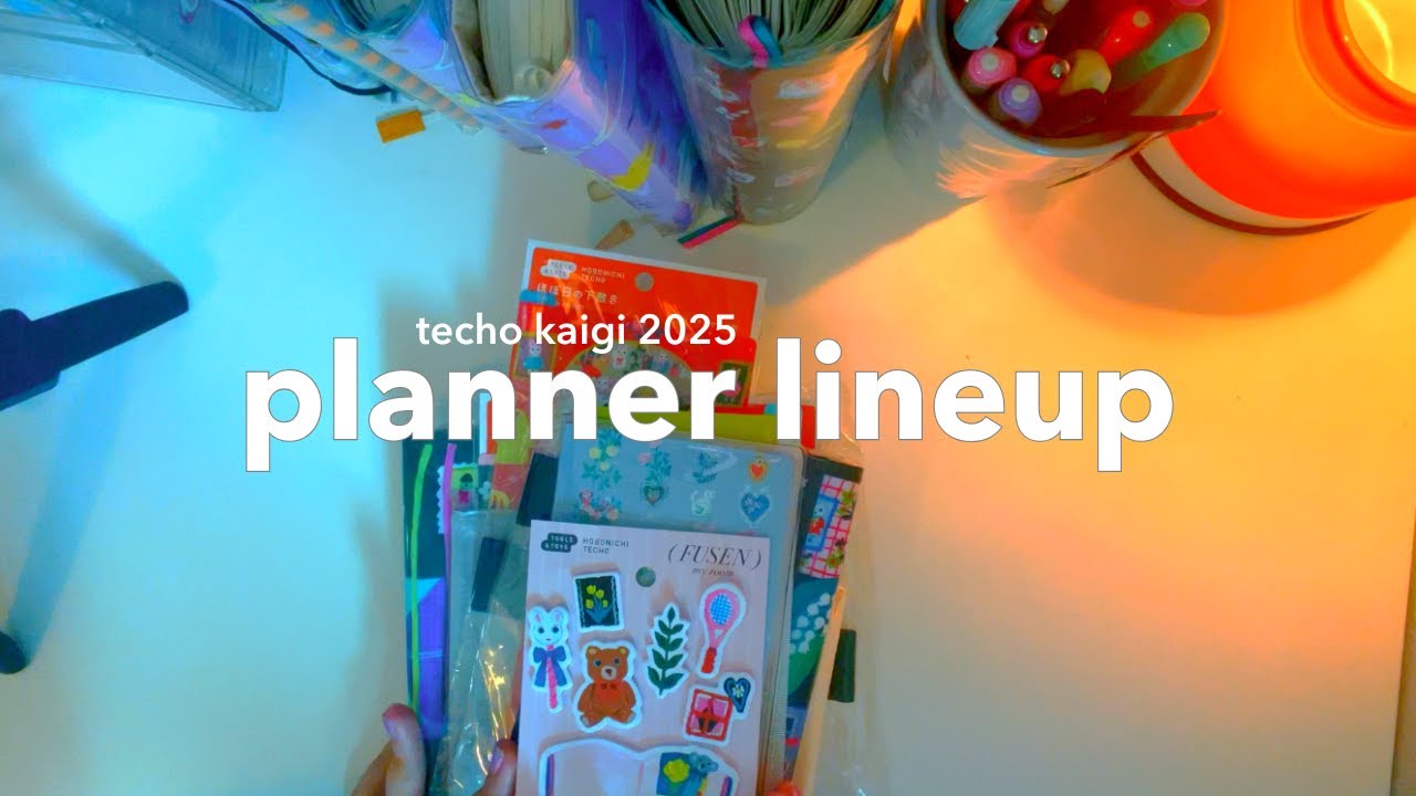 techo kaigi 2025 🌷 journaling system for the year | hobonichi weeks, dayfree a5 & techo a6