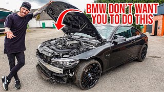 FIXING MY CRASHED BMW M4 IS HARDER THAN I THOUGHT screenshot 1