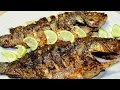 طريقة عمل السمك البلطي المقلي بتتبيلة الثوم و صوص الزبدة و الليمون 