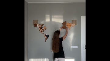 How to Install a Wooden World Map | WOW WOOD Wall Decor Installation Guide