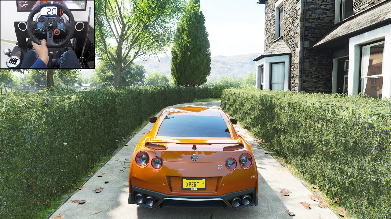 forza 4  2022 Update  1100BHP Nissan GT-R R35 - Forza Horizon 4 | Logitech g29 gameplay