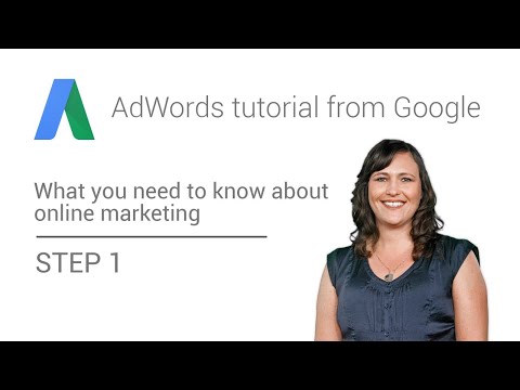 AdWords tutorial from Google - Step 1: What you need to know about online marketing