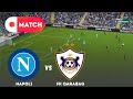 Napoli vs Qarabag FK | Champions League 2025 Simulation ⚽