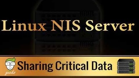 NIS Server in rhel8.